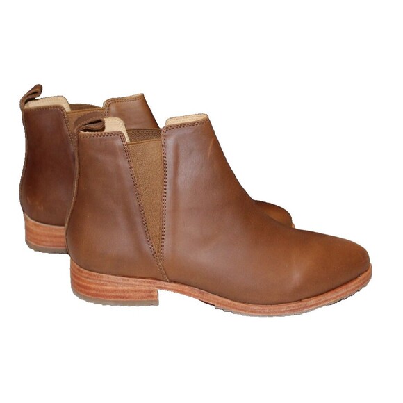 Nisolo Women's Eva Leather Everyday Chelsea Boot Brown NWOB $228 - Picture 2 of 8